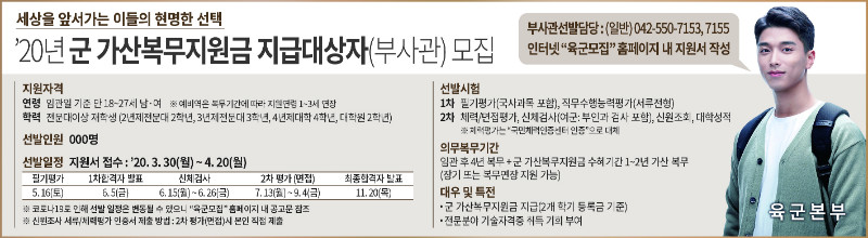 20년 군 가산복무 지원금 지급대상자 모집_부사관.jpg