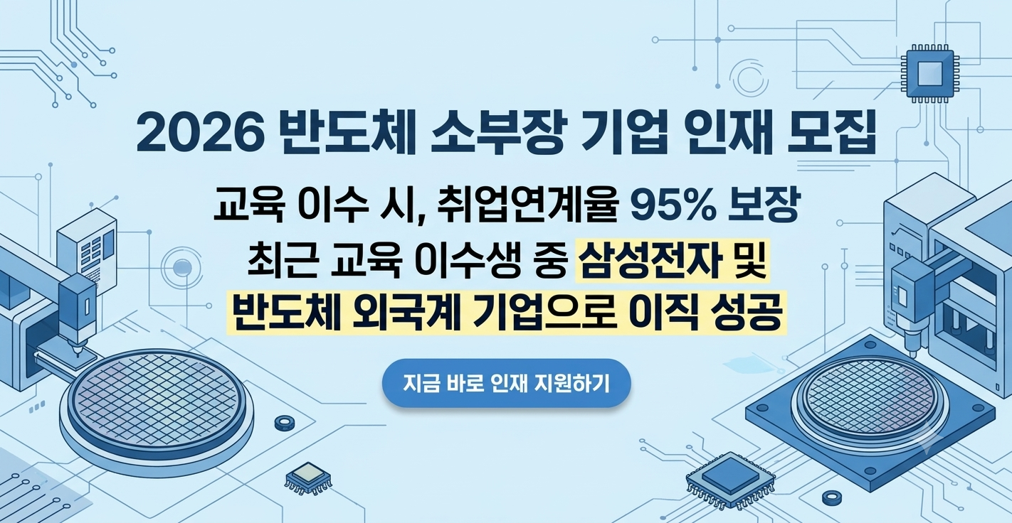 2026 반도체 소부장 기업 인재 모집